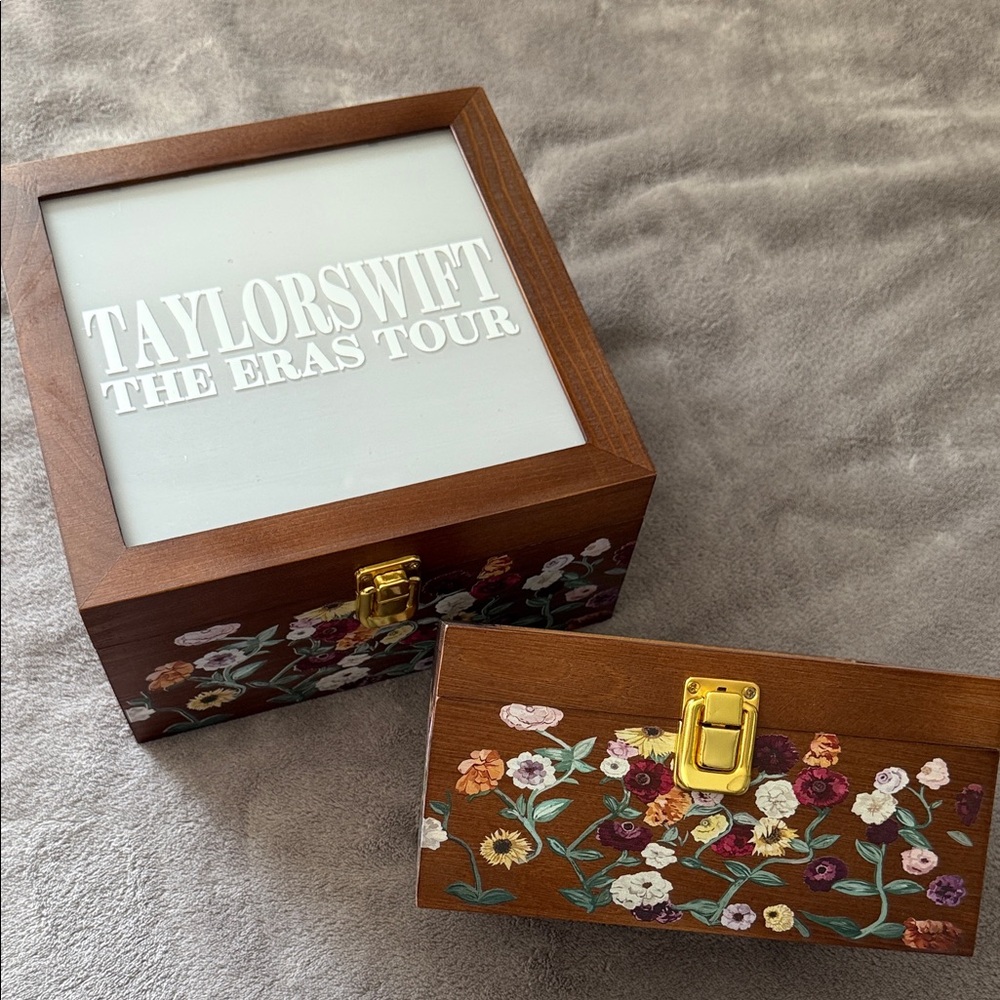 Taylor Swift The Eras Tour Wooden Keepsake Box Wood CD Large Display Case